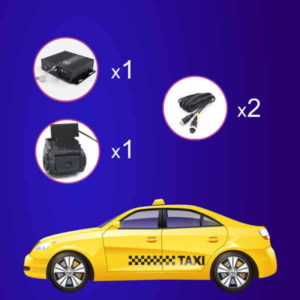 Комплект видеонаблюдения для такси (Стандарт)